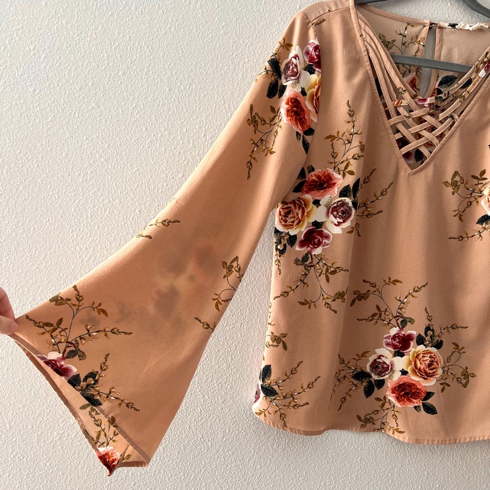 Boho Floral Top